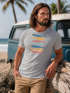 Herren T-Shirt Motiv Maritim Meer Fische Sommer Urlaub Spruch Respect the Locals  Fashion Streetstyle Neverless®preview