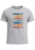 Herren T-Shirt Motiv Maritim Meer Fische Sommer Urlaub Spruch Respect the Locals  Fashion Streetstyle Neverless®preview