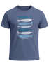 Herren T-Shirt Motiv Maritim Meer Fische Sommer Urlaub Spruch Respect the Locals  Fashion Streetstyle Neverless®preview