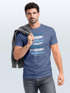 Herren T-Shirt Motiv Maritim Meer Fische Sommer Urlaub Spruch Respect the Locals  Fashion Streetstyle Neverless®preview