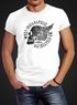 Herren T-Shirt Motorrad Biker Totenkopf Skull Wings Vintage Slim Fit Neverless®preview