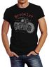 Herren T-Shirt Motorrad Motorbike Brooklyn Slim Fit Neverless®preview