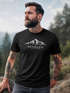 Herren T-Shirt Mountain Graphic Print Adventure Design Nature Fashion Urban Outdoor Streetstyle Neverless®preview
