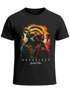 Herren T-Shirt Musik DJ Chill Faultier Print Aufdruck Relax Sommer Fashion Streetstyle Neverless®preview