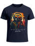 Herren T-Shirt Musik DJ Chill Faultier Print Aufdruck Relax Sommer Fashion Streetstyle Neverless®preview