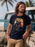 Herren T-Shirt Musik DJ Chill Faultier Print Aufdruck Relax Sommer Fashion Streetstyle Neverless®preview
