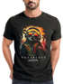 Herren T-Shirt Musik DJ Chill Faultier Print Aufdruck Relax Sommer Fashion Streetstyle Neverless®preview