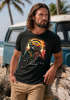 Herren T-Shirt Musik DJ Chill Faultier Print Aufdruck Relax Sommer Fashion Streetstyle Neverless®preview