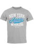 Herren T-Shirt New York Athletic Slim Fit Neverless®preview