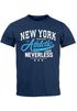 Herren T-Shirt New York Athletic Slim Fit Neverless®preview