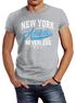 Herren T-Shirt New York Athletic Slim Fit Neverless®preview