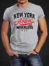 Herren T-Shirt New York Athletic Slim Fit Neverless®preview