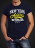 Herren T-Shirt New York Athletic Slim Fit Neverless®preview