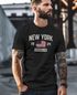 Herren T-Shirt New York Brooklyn Print USA Flagge Fashion Streetstyle Printshirt Männer Neverless®preview