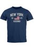 Herren T-Shirt New York Brooklyn Print USA Flagge Fashion Streetstyle Printshirt Männer Neverless®preview