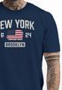 Herren T-Shirt New York Brooklyn Print USA Flagge Fashion Streetstyle Printshirt Männer Neverless®preview
