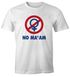 Herren T-Shirt No Ma'am No Maam Club Fasching Karneval Junggesellenabschied 90er Fun-Shirt Moonworks®preview