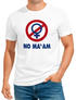 Herren T-Shirt No Ma'am No Maam Club Fasching Karneval Junggesellenabschied 90er Fun-Shirt Moonworks®preview