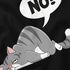 Herren T-Shirt Nö! Nein Katze pupsen furzen kein Bock Motivation Fun-Shirt Spruch lustig Moonworks®preview