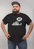 Herren T-Shirt Nö! Nein Katze pupsen furzen kein Bock Motivation Fun-Shirt Spruch lustig Moonworks®preview