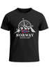 Herren T-Shirt Norwegen Flagge Skandinavien Nordisch Kompass Outdoor Fashion Streetstyle Neverless®preview
