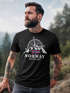 Herren T-Shirt Norwegen Flagge Skandinavien Nordisch Kompass Outdoor Fashion Streetstyle Neverless®preview