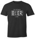 Herren T-Shirt Oh schon Bier Uhr lustiges Trink Shirt Saufen Bier Party Moonworks®preview