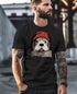 Herren T-Shirt Otter Print Comic Illustration Kunstdruck Männer Grafikshirt Fashion Streetstyle Neverless®preview