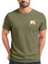Herren T-Shirt Outdoor Adventure Printshirt Brustlogo Natur Berge Wandern Fashion Streetstyle Neverless®preview