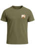 Herren T-Shirt Outdoor Adventure Printshirt Brustlogo Natur Berge Wandern Fashion Streetstyle Neverless®preview