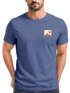 Herren T-Shirt Outdoor Adventure Printshirt Brustlogo Natur Berge Wandern Fashion Streetstyle Neverless®preview