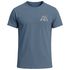 Herren T-Shirt Outdoor Brustlogo Berge Wandern Sommer Fashion Streetstyle Grafikshirt Kurzarm Baumwolle Neverless®preview