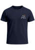 Herren T-Shirt Outdoor Brustlogo Berge Wandern Sommer Fashion Streetstyle Grafikshirt Kurzarm Baumwolle Neverless®preview