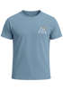 Herren T-Shirt Outdoor Brustlogo Berge Wandern Sommer Fashion Streetstyle Grafikshirt Kurzarm Baumwolle Neverless®preview