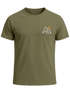 Herren T-Shirt Outdoor Brustlogo Berge Wandern Sommer Fashion Streetstyle Grafikshirt Kurzarm Baumwolle Neverless®preview