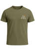 Herren T-Shirt Outdoor Brustlogo Berge Wandern Sommer Fashion Streetstyle Grafikshirt Kurzarm Baumwolle Neverless®preview