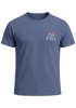 Herren T-Shirt Outdoor Brustlogo Berge Wandern Sommer Fashion Streetstyle Grafikshirt Kurzarm Baumwolle Neverless®preview