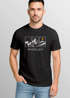 Herren T-Shirt Outdoor Design Berge Statement Into the Unknown Adventure Fashion Streetstyle Neverless®preview