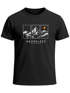 Herren T-Shirt Outdoor Design Berge Statement Into the Unknown Adventure Fashion Streetstyle Neverless®preview