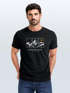 Herren T-Shirt Outdoor Design Berge Statement Into the Unknown Adventure Fashion Streetstyle Neverless®preview