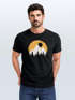 Herren T-Shirt Outdoor Print Natural Badge Logo Wandern Fashion Streetstyle Neverless®preview