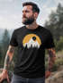 Herren T-Shirt Outdoor Print Natural Badge Logo Wandern Fashion Streetstyle Neverless®preview