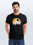 Herren T-Shirt Outdoor Print Natural Badge Logo Wandern Fashion Streetstyle Neverless®preview