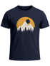Herren T-Shirt Outdoor Print Natural Badge Logo Wandern Fashion Streetstyle Neverless®preview