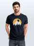 Herren T-Shirt Outdoor Print Natural Badge Logo Wandern Fashion Streetstyle Neverless®preview