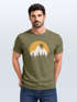 Herren T-Shirt Outdoor Print Natural Badge Logo Wandern Fashion Streetstyle Neverless®preview