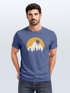 Herren T-Shirt Outdoor Print Natural Badge Logo Wandern Fashion Streetstyle Neverless®preview