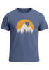 Herren T-Shirt Outdoor Print Natural Badge Logo Wandern Fashion Streetstyle Neverless®preview