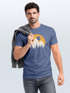 Herren T-Shirt Outdoor Print Natural Badge Logo Wandern Fashion Streetstyle Neverless®preview