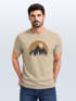 Herren T-Shirt Outdoor Print Natural Badge Logo Wandern Fashion Streetstyle Neverless®preview